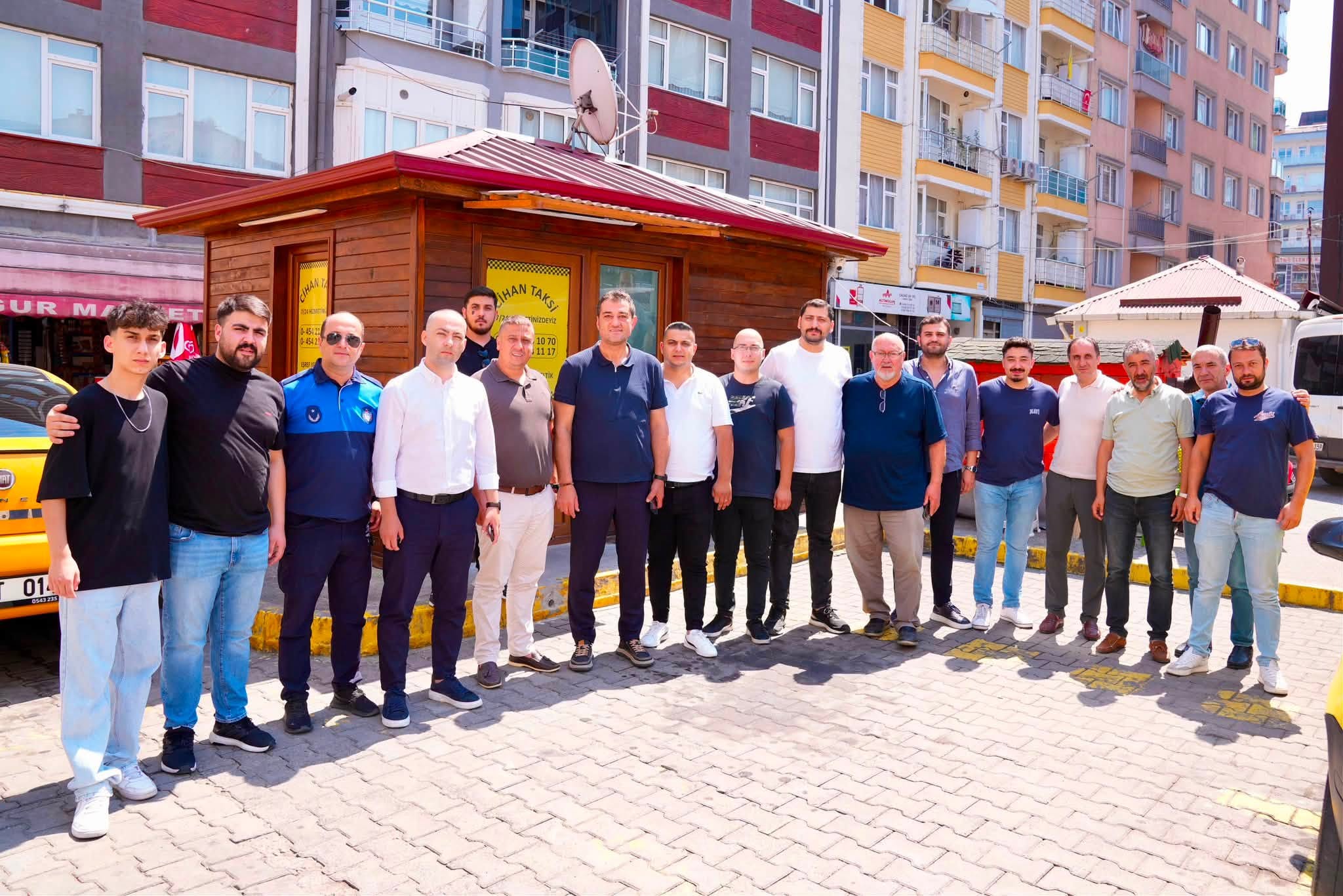 Giresun’da dolmuş durağına otomatik bariyer