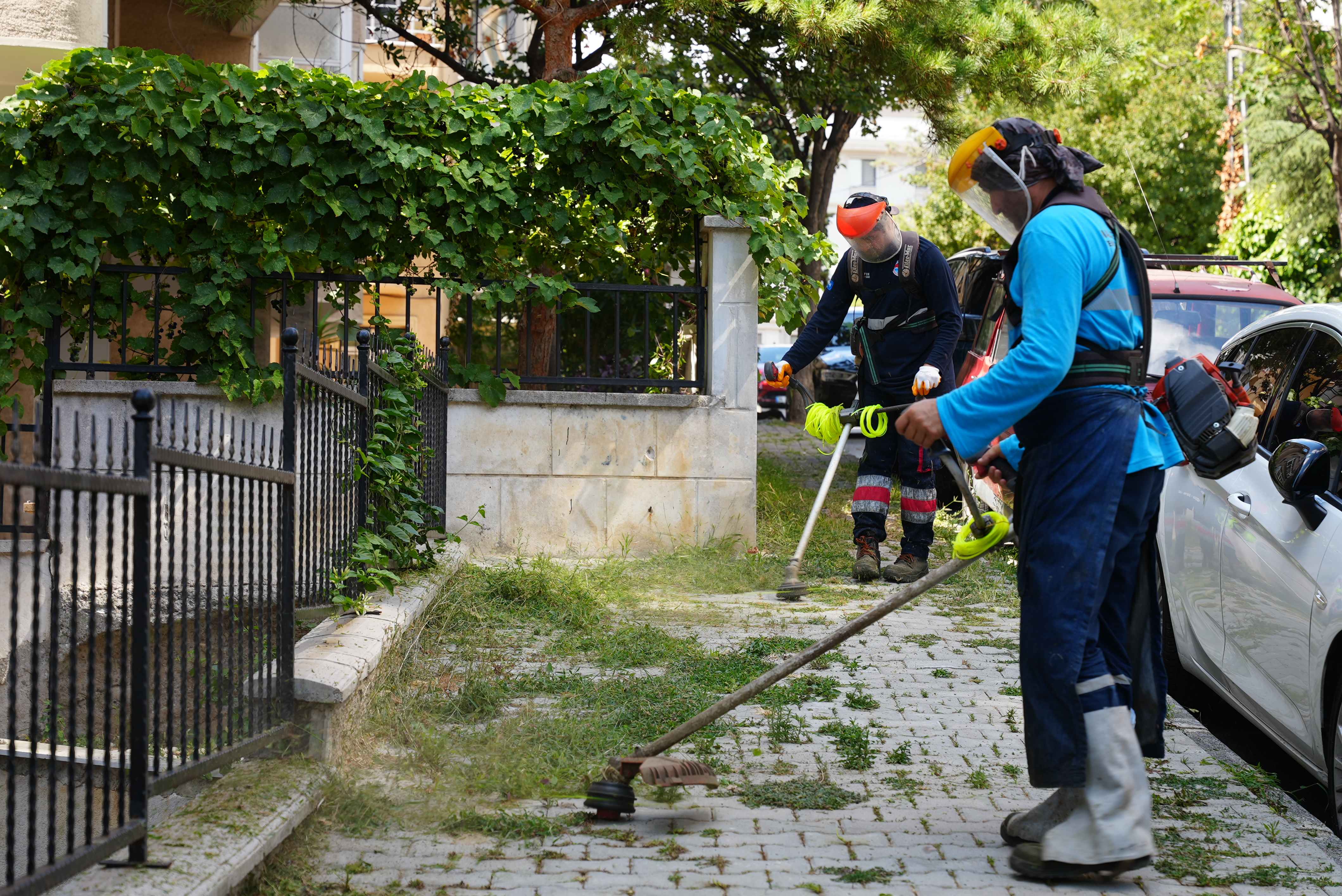 Maltepe’de çevre düzenleme çalışmaları sürüyor