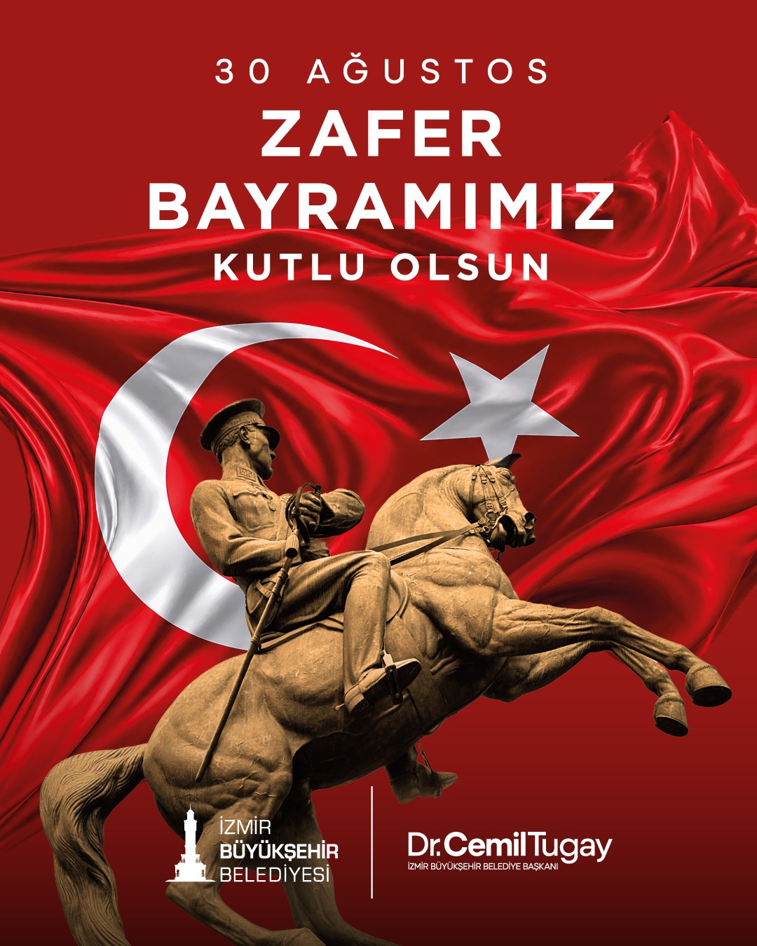 Başkan Tugay’dan 30 Ağustos Zafer Bayramı mesajı