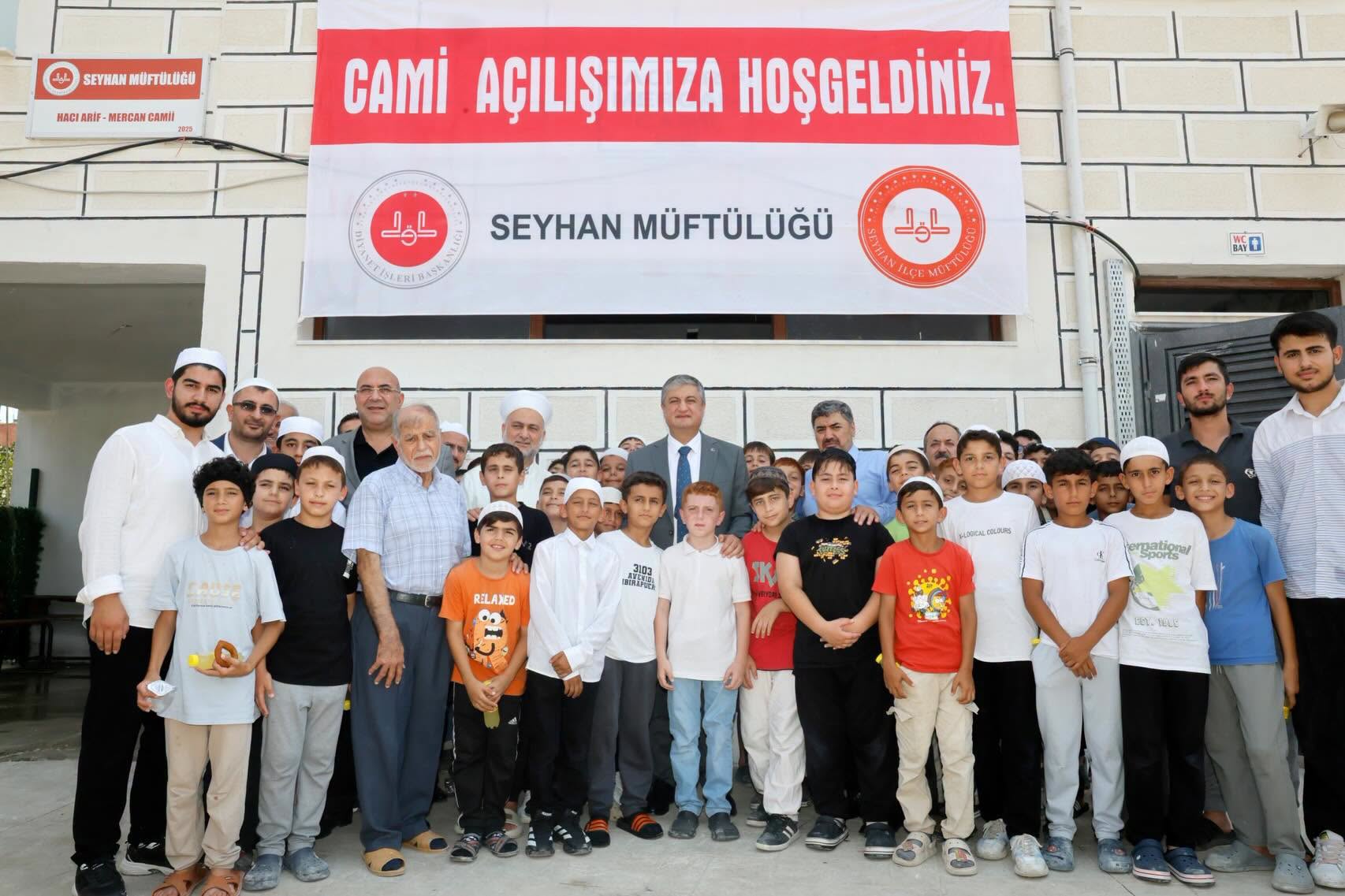 Hacı Arif Mercan Camii cuma namazıyla ibadete açıldı