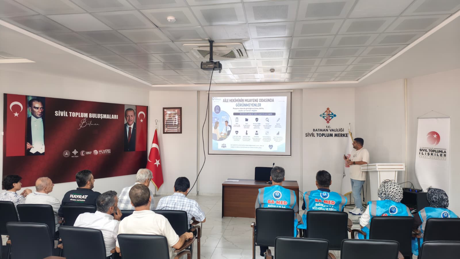 Batman’da sivil toplum temsilcilerine aile sağlığı eğitimi