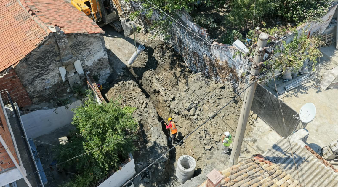 Söke’de kanalizasyon hattı yenileme projesine 75 milyon liralık yatırım
