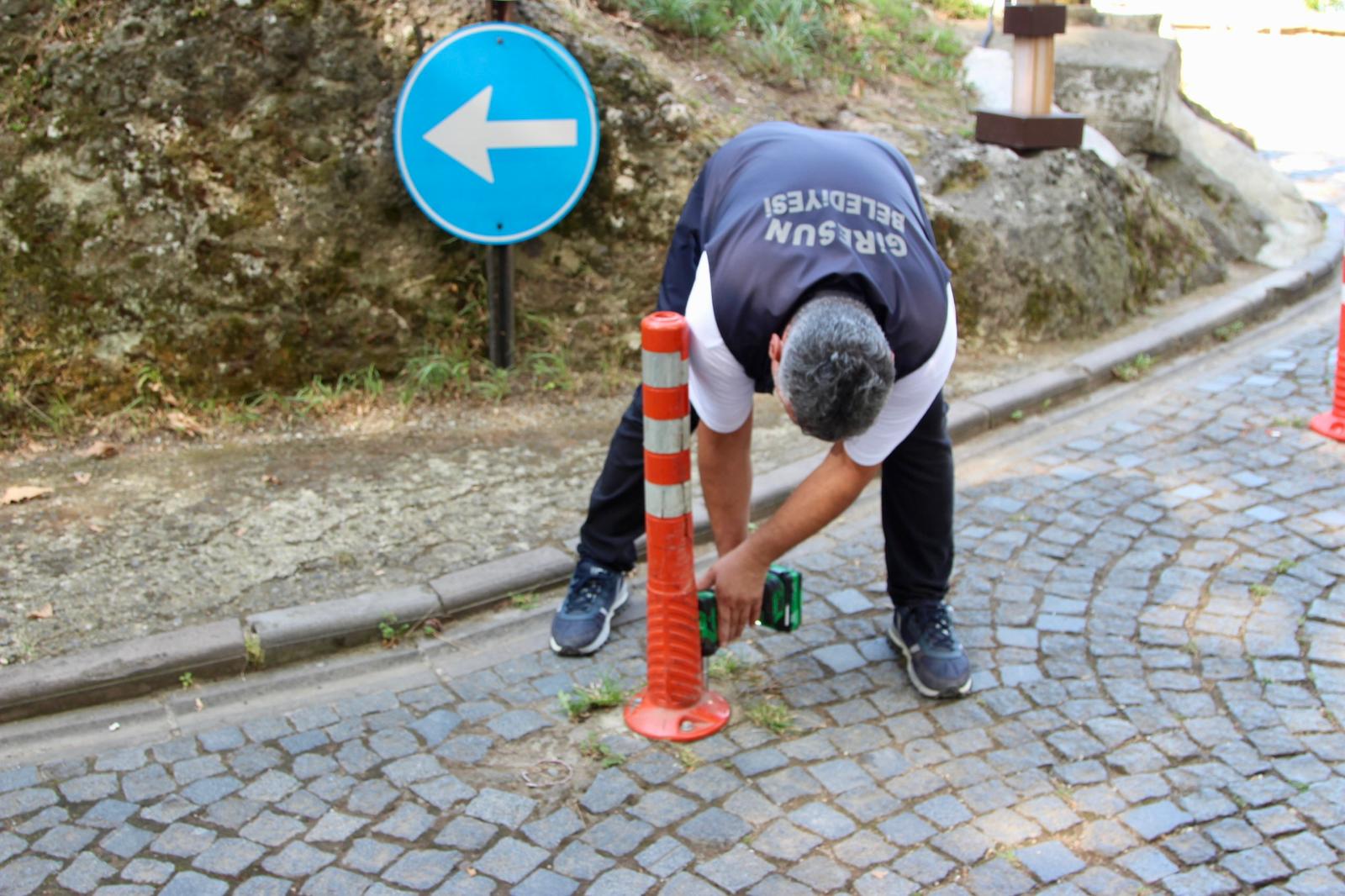 Giresun Belediyesi şehir genelindeki çalışmalarını sürdürüyor