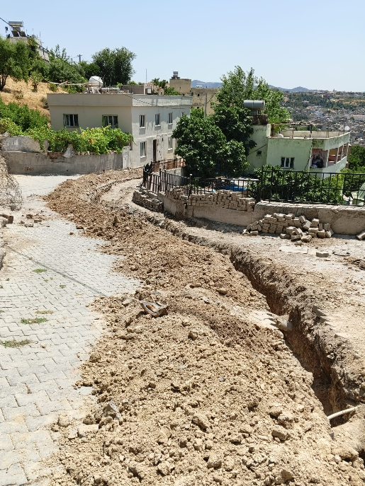Alan Mahallesi’nde doğalgaz çalışmaları sürüyor