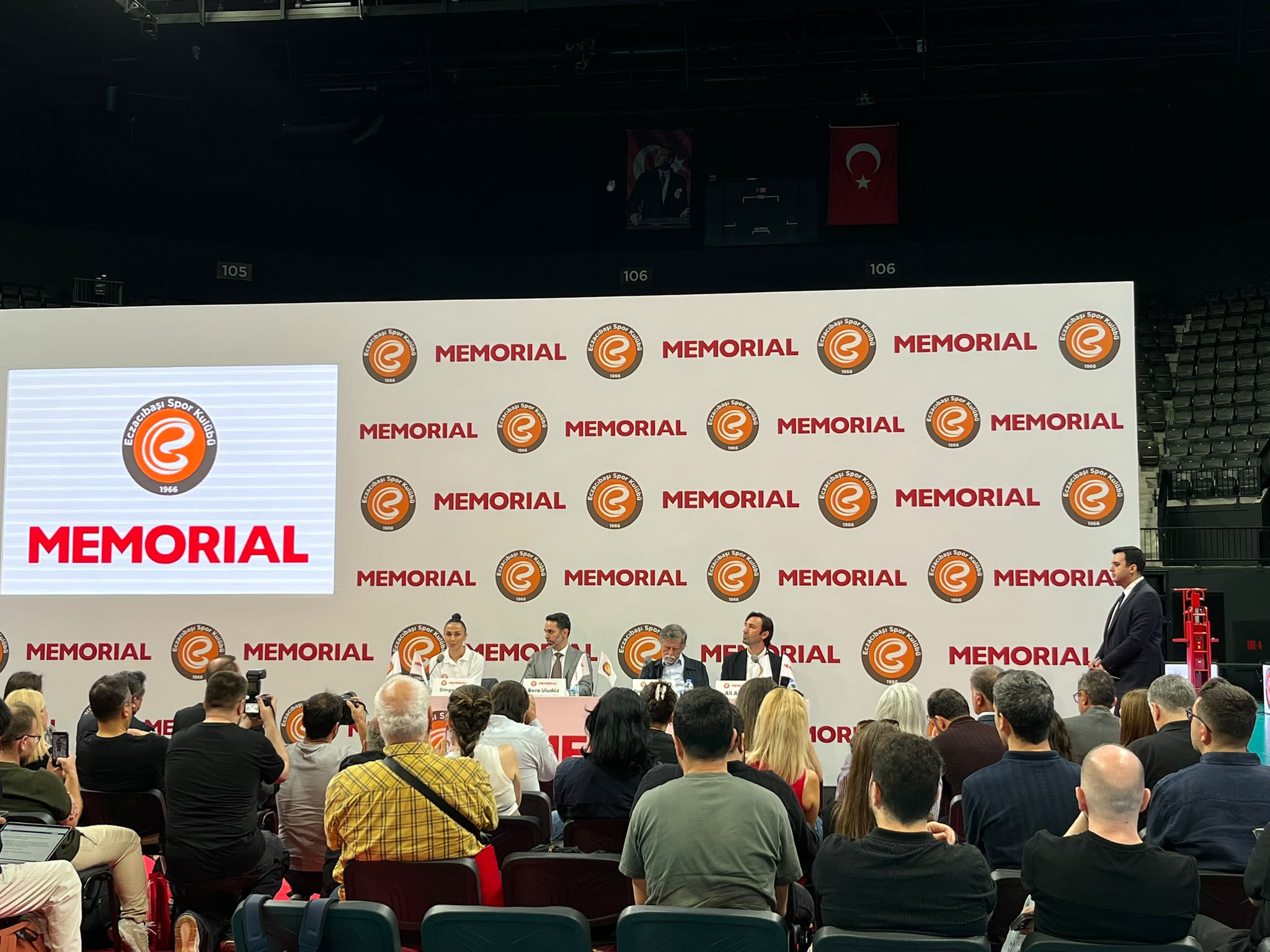 Eczacıbaşı Spor Kulübü’nün Resmi Sağlık Sponsoru Memorial Sağlık Grubu oldu
