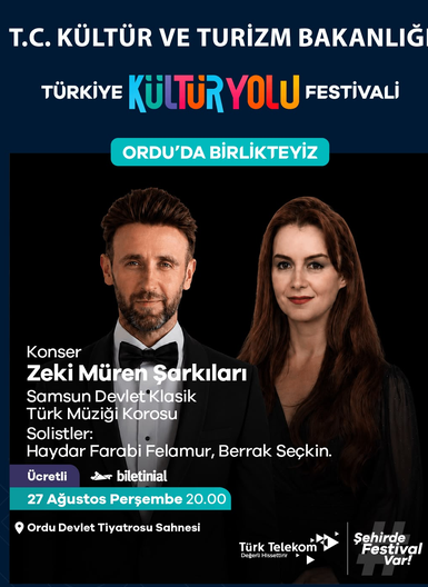 Türkiye Kültür Yolu Festivali ilk kez Ordu’da düzenlenecek