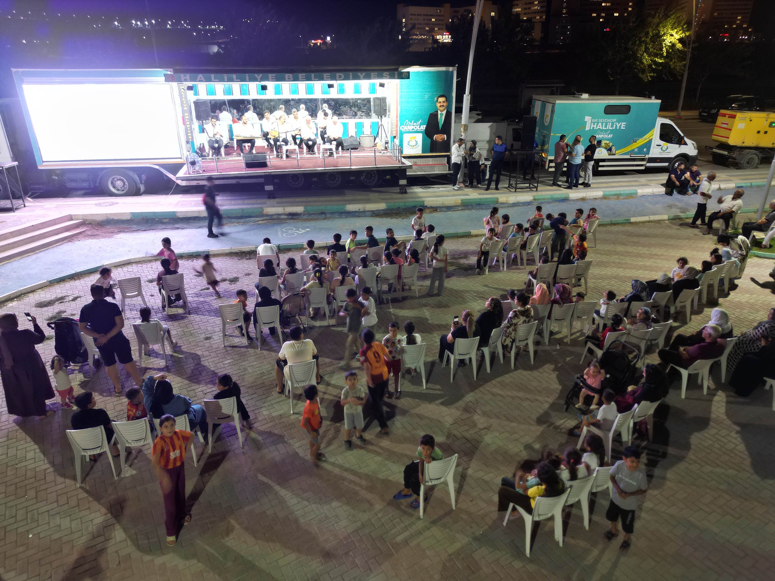 Haliliye’de yaz konserleri ve çocuk etkinlikleri 6 mahallede devam etti