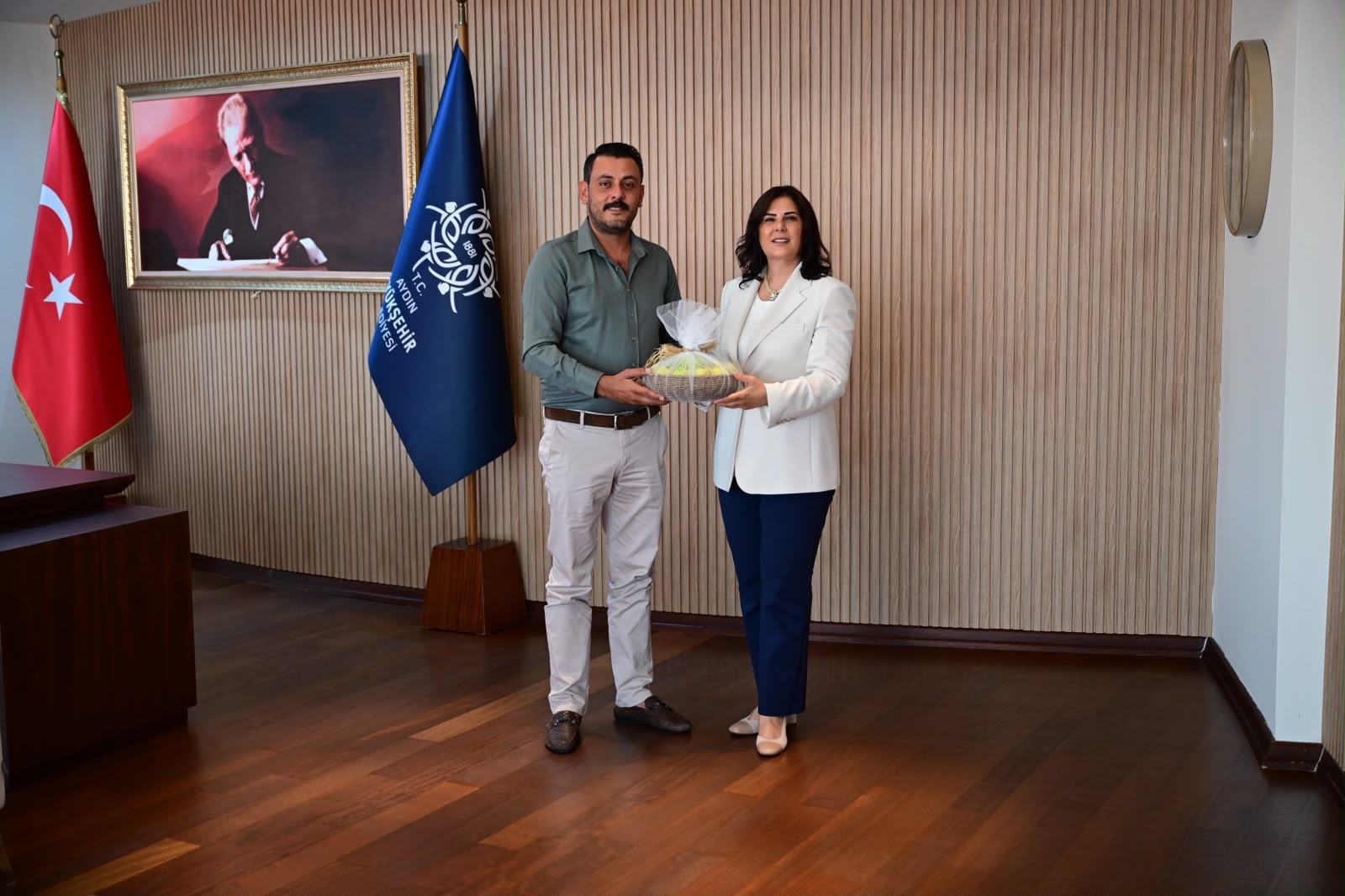 Başkan Çerçioğlu’na Germencik Ziraat Odası’ndan ziyaret