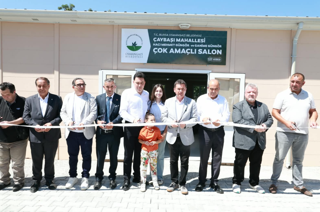 Osmangazi’den Çaybaşı Mahallesi’ne çok amaçlı salon