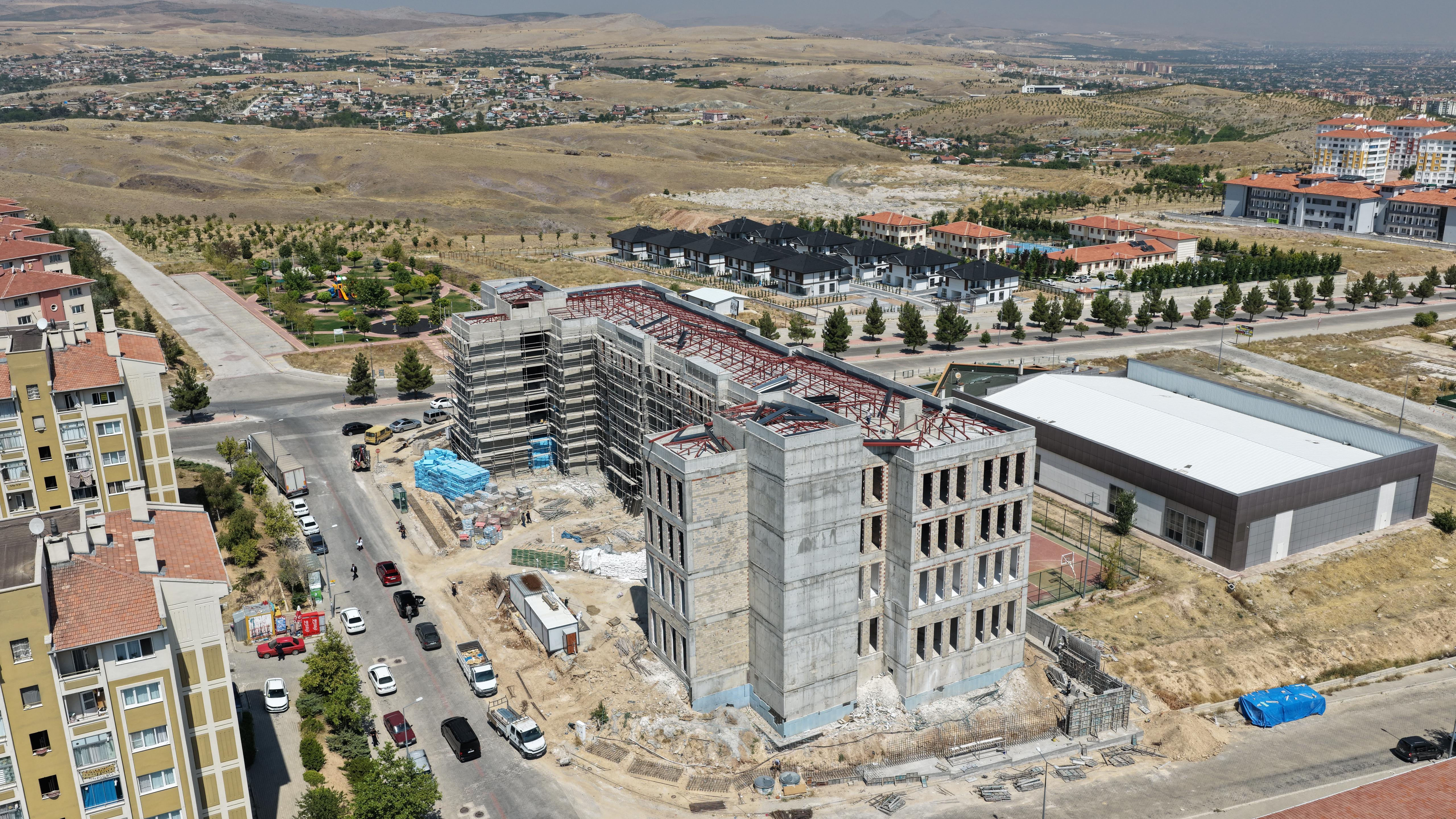 Gödene Gençlik Kampüsü’nde inşaat çalışmaları sürüyor