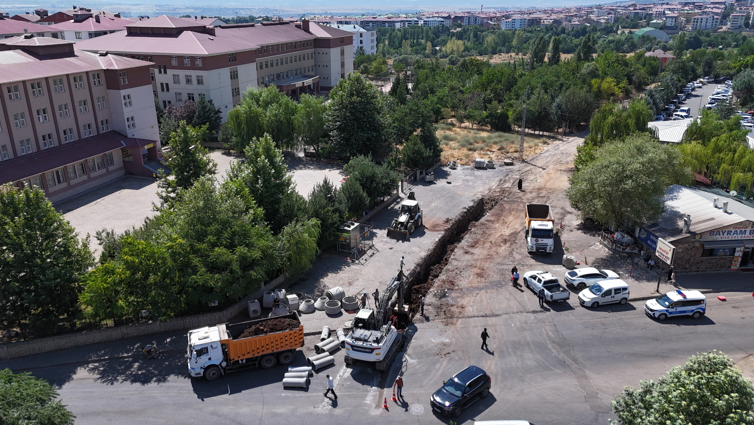 Bingöl’de yeni devlet hastanesine 617 metrelik altyapı