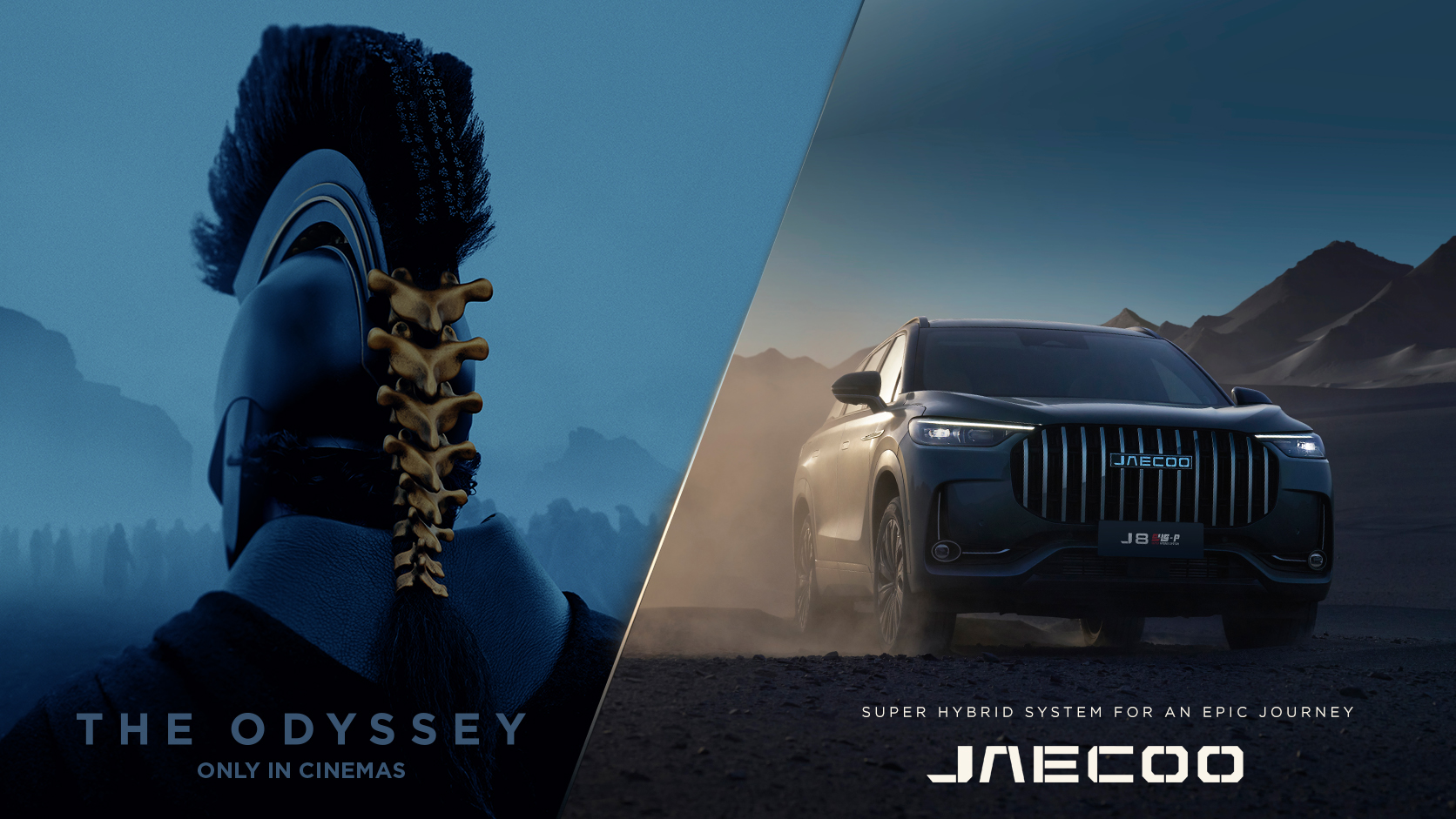 JAECOO, Christopher Nolan İmzalı “The Odyssey” ile global iş birliğini duyurdu!
