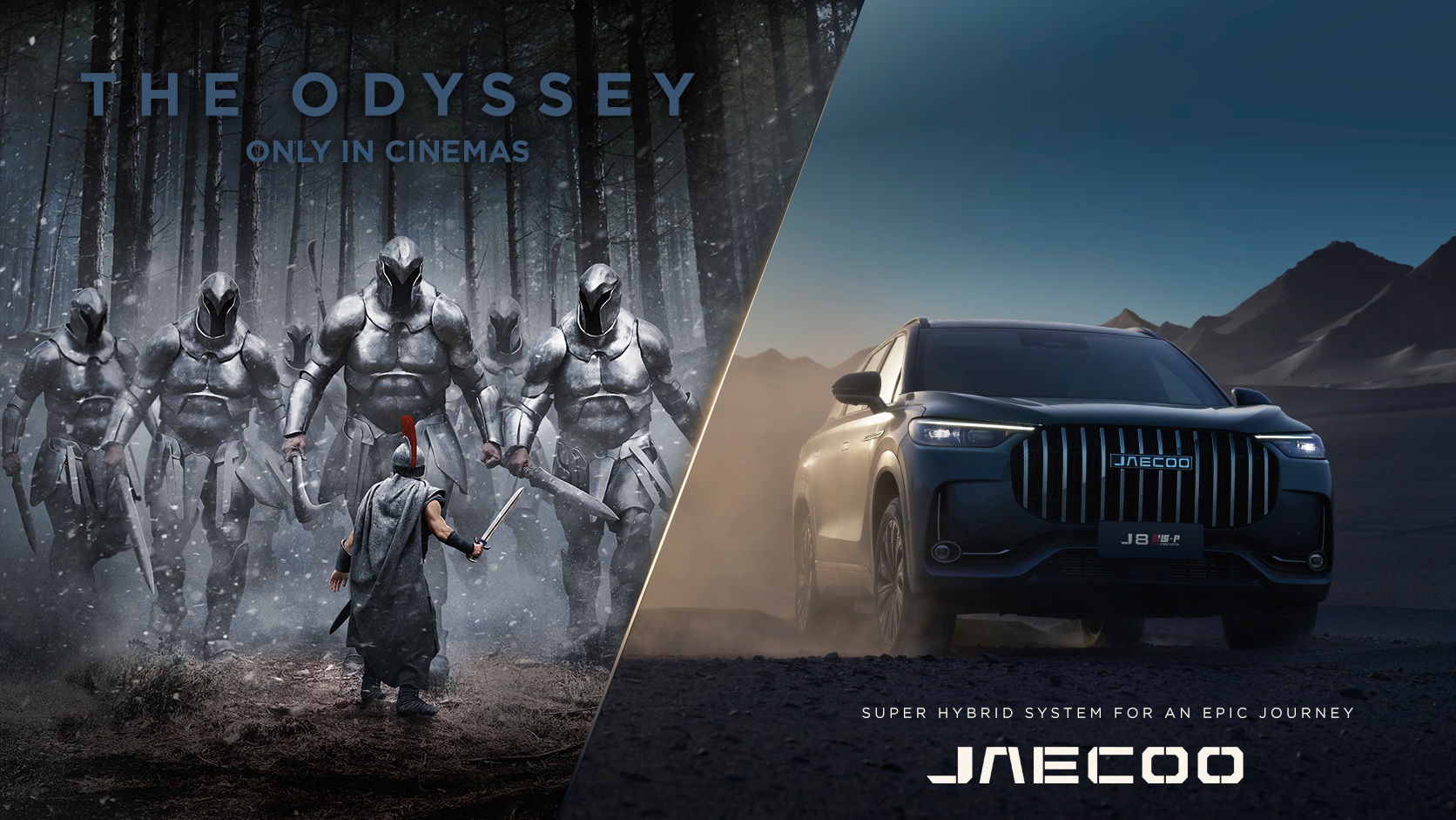 JAECOO, Christopher Nolan İmzalı “The Odyssey” ile global iş birliğini duyurdu!
