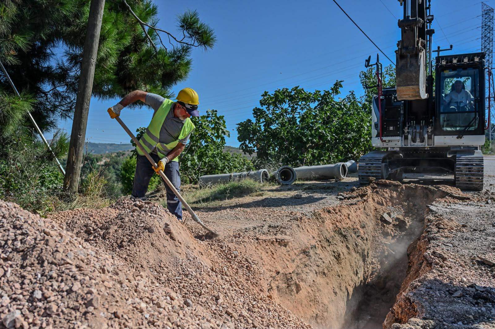Ovaakça Eğitim Mahallesi’ne 1.200 metrelik yeni kanalizasyon hattı