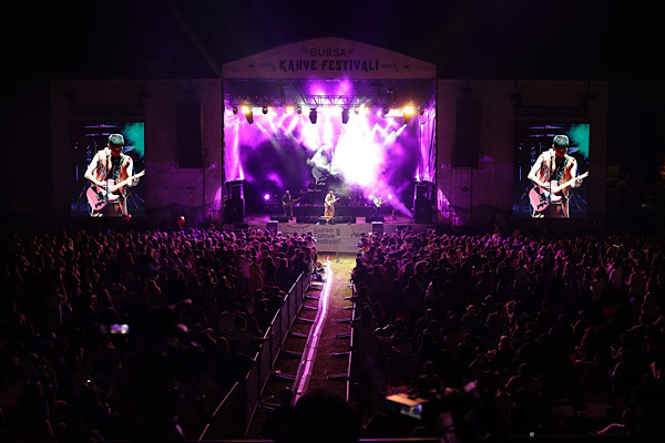 Bursa Kahve Festivali’nde kahve ve müzik etkinlikleri düzenlendi