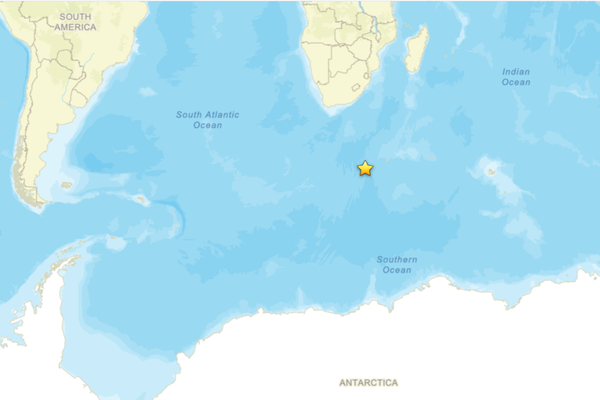 Güney Afrika açıklarında deprem