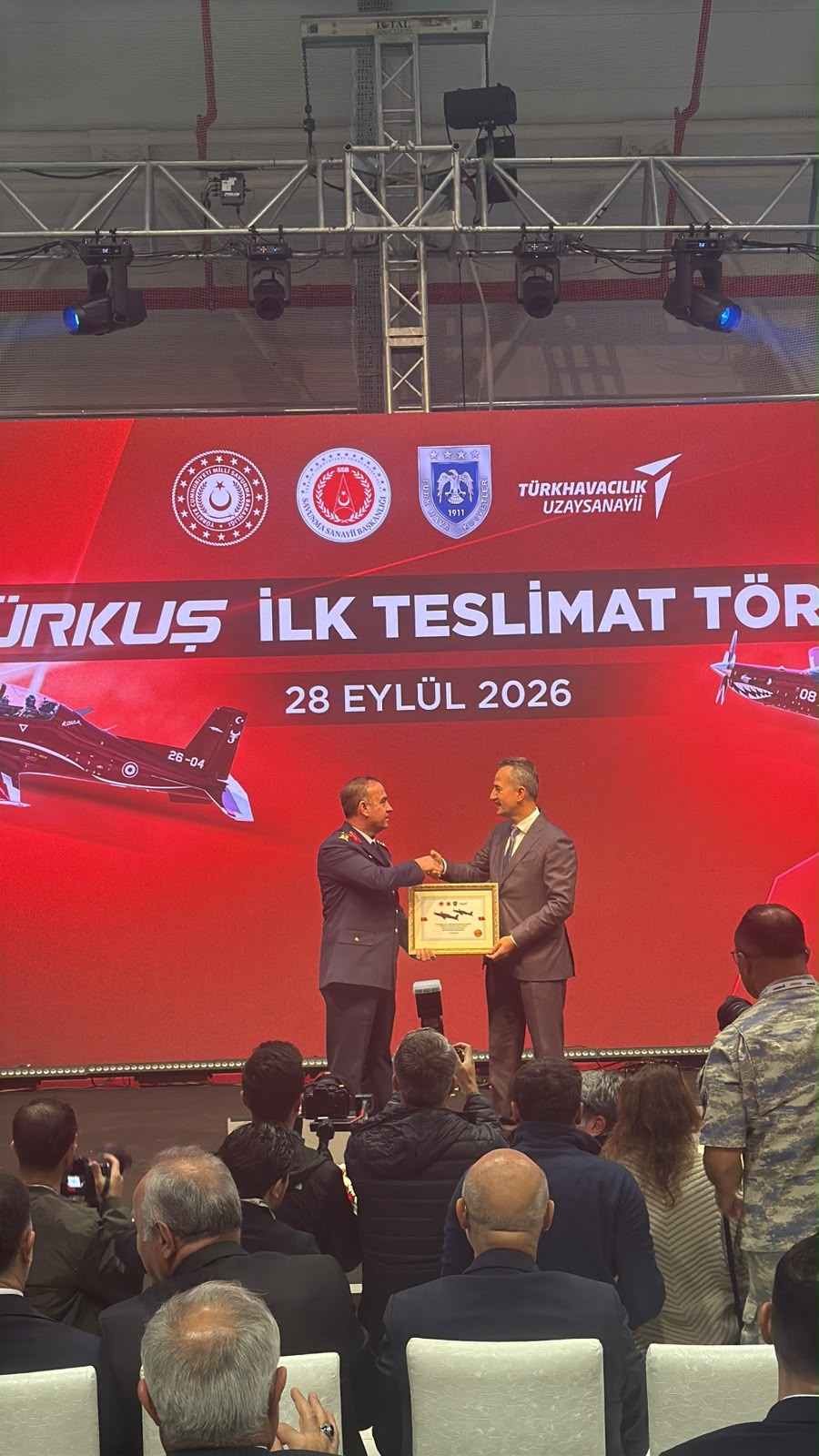 HÜRKUŞ’un ilk iki uçağı Hava Kuvvetleri envanterine teslim edildi