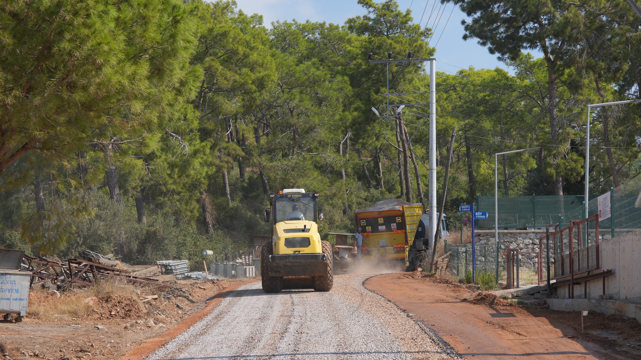 Keşefli Mahallesi’nde 2,2 kilometrelik yol asfaltlandı