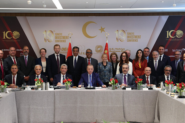 Erdoğan, New York’ta iş insanlarıyla bir araya geldi