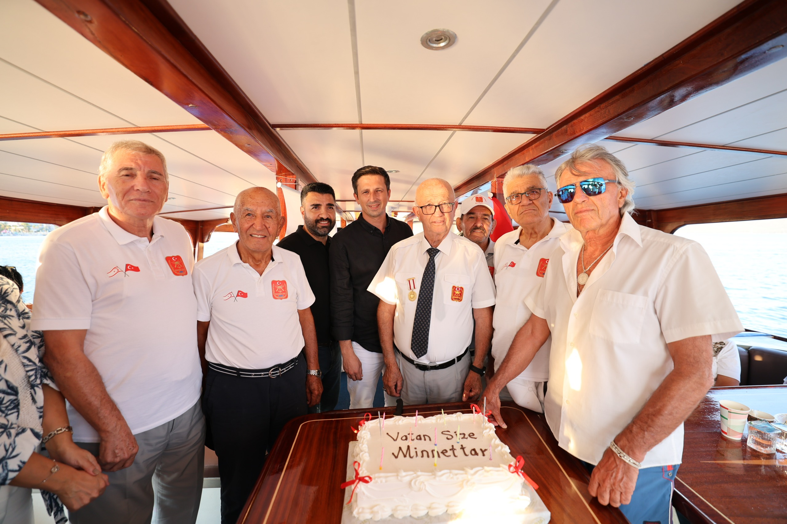 Gaziler ve aileleri Marmaris’te mehtap turunda buluştu