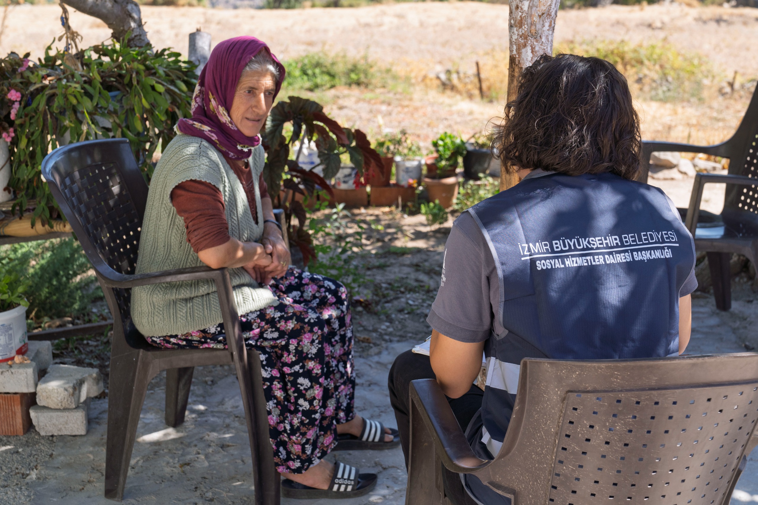 İzmir’de sosyal destek için kırsalda saha taraması başlatıldı