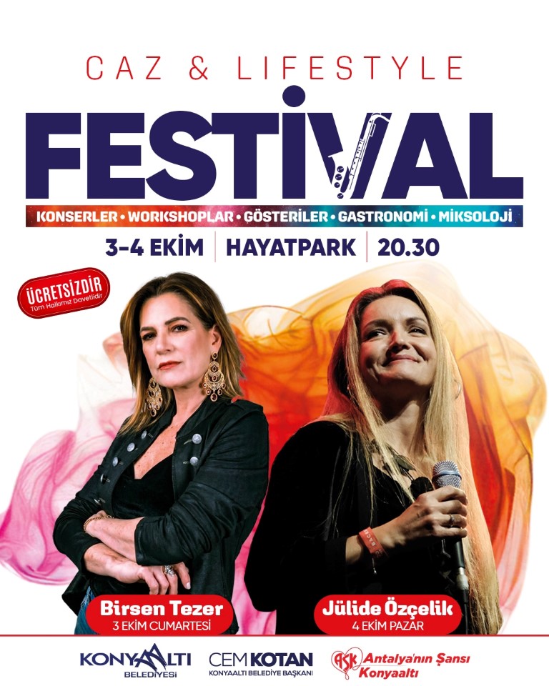 Konyaaltı’nda Caz ve Lifestyle Festivali düzenlenecek