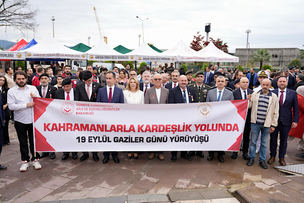 Giresun’da 19 Eylül Gaziler Günü törenlerle kutlandı