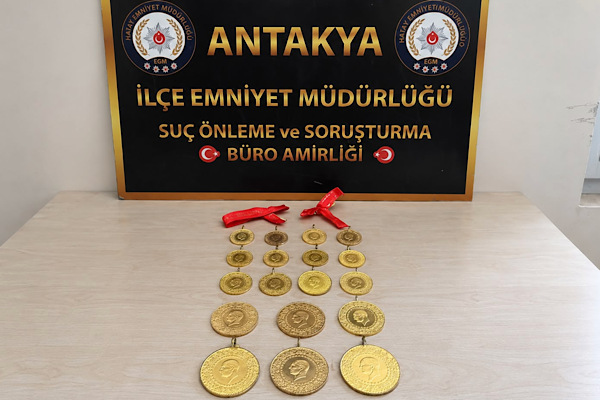 Antakya’da kaybolan altınlar bulundu
