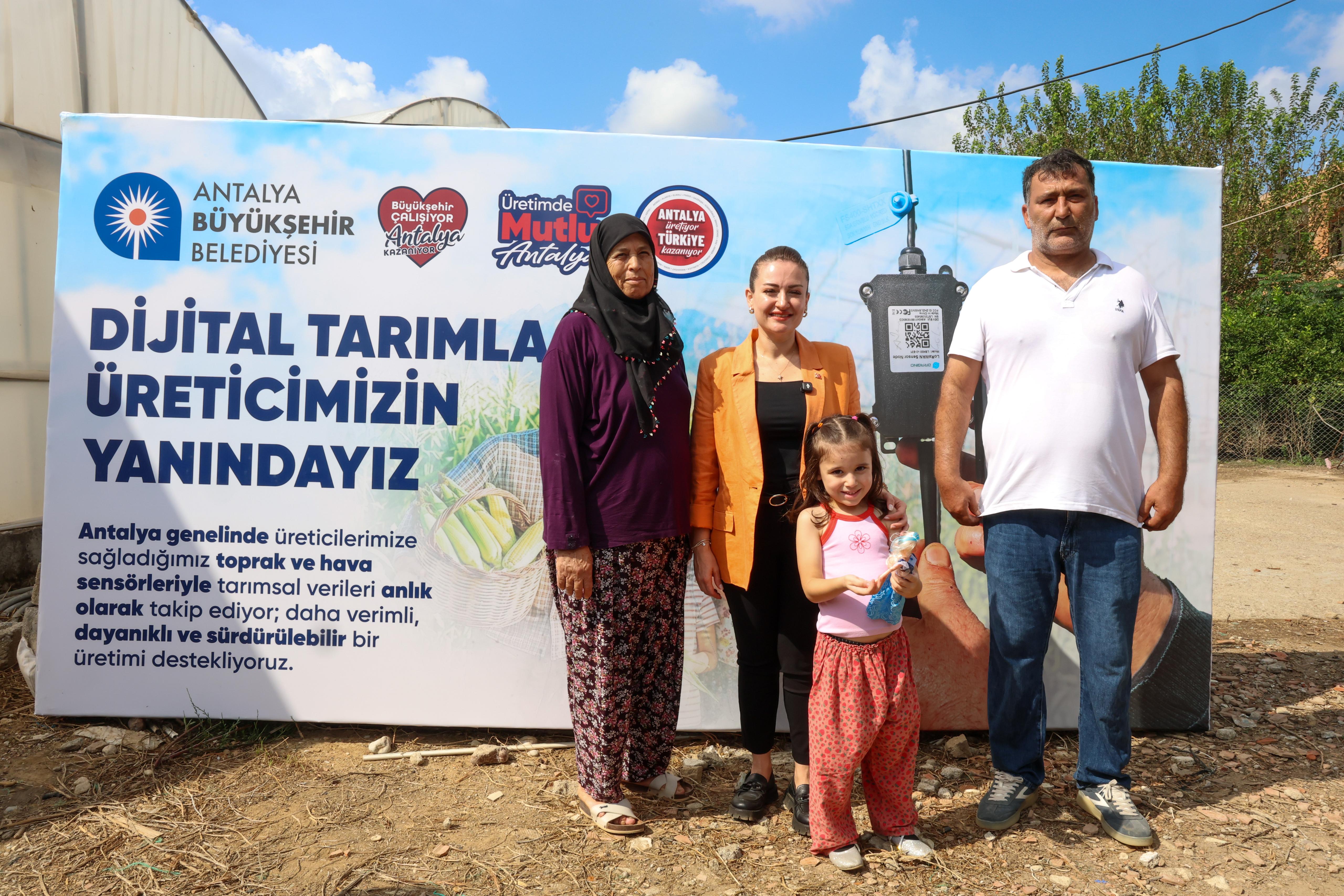 Antalya’da 700 üreticiye dijital sensör desteği