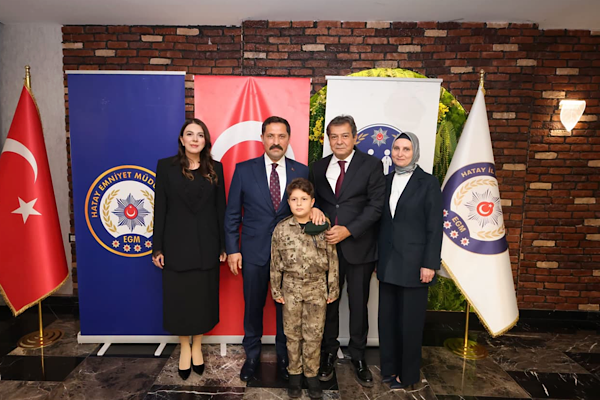 Hatay’da Emniyet Müdürü Rüştü Yılmaz için veda programı düzenlendi