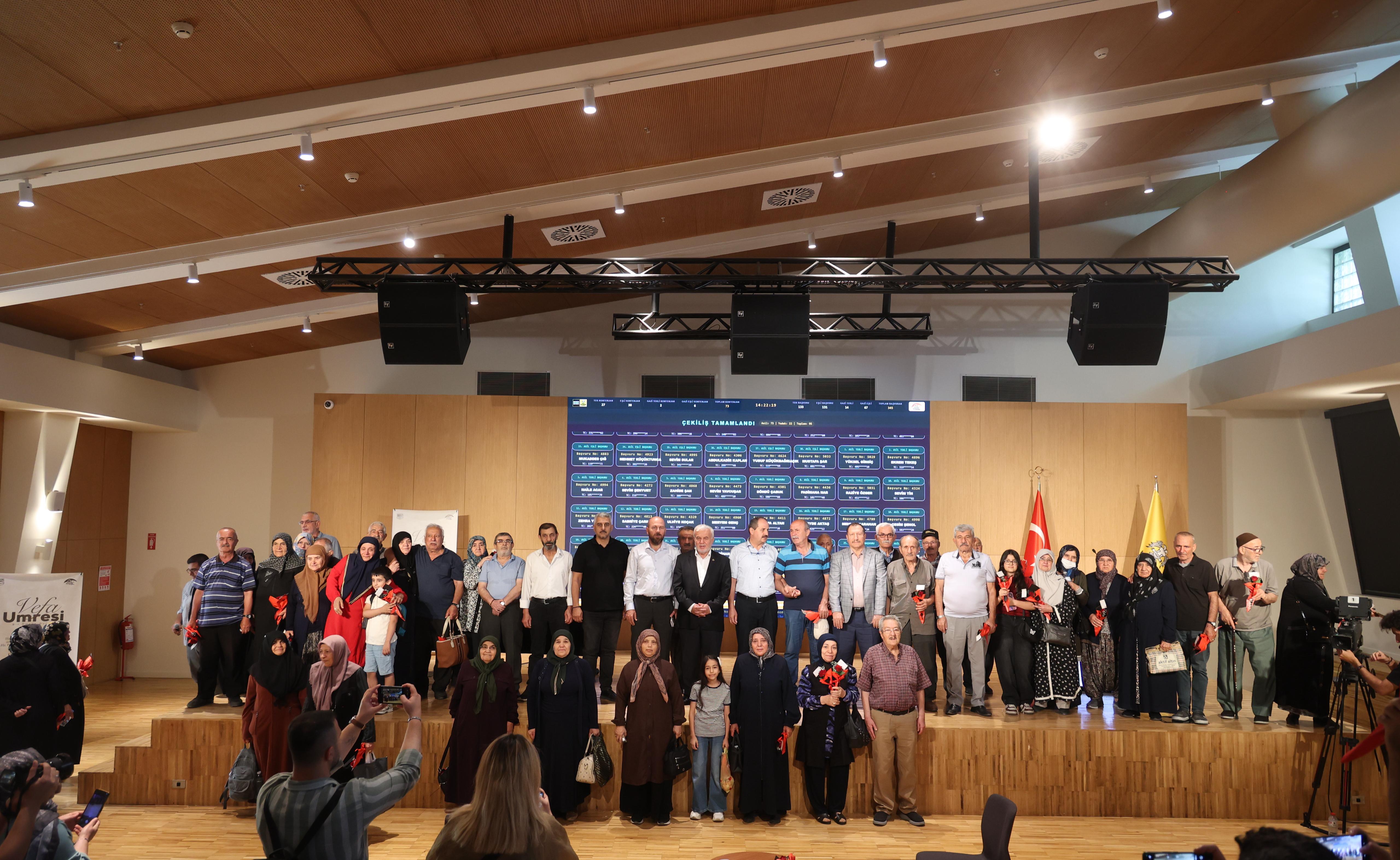 Konya’da Vefa Umresi projesinde üçüncü kura çekimi yapıldı