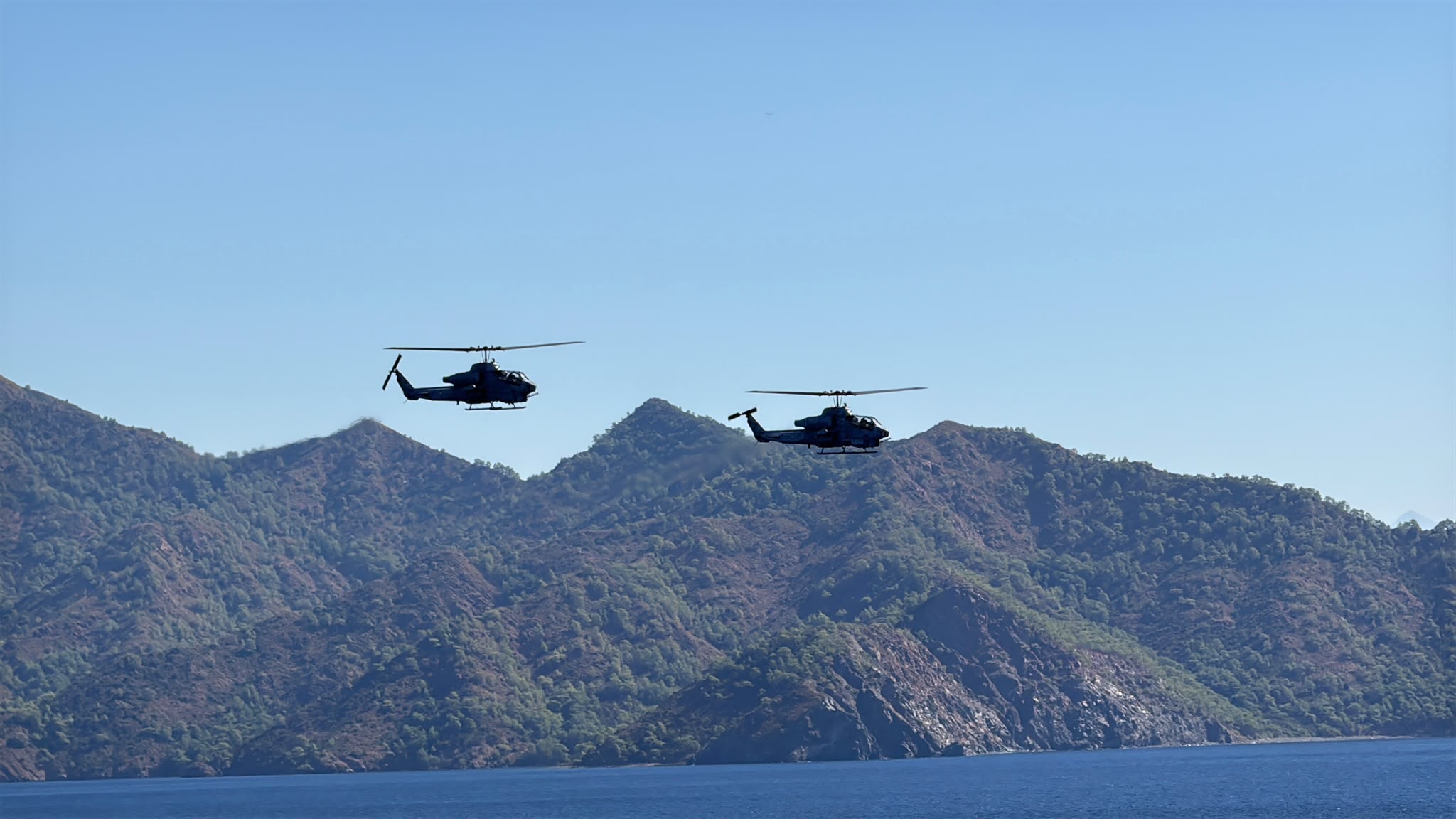 Denizkurdu-I Tatbikatı’nda deniz ve hava unsurları sahne aldı