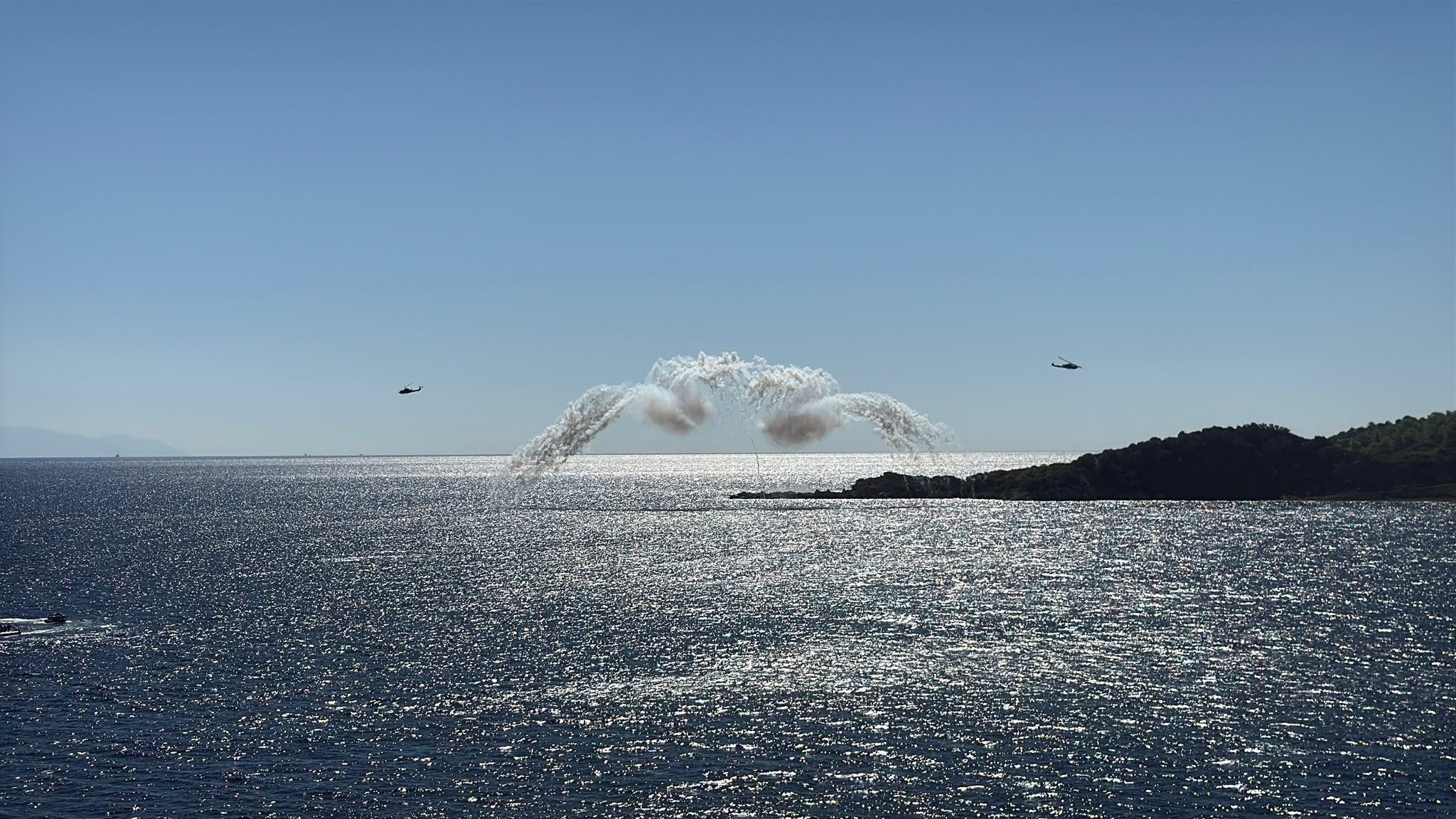 Denizkurdu-I Tatbikatı’nda deniz ve hava unsurları sahne aldı