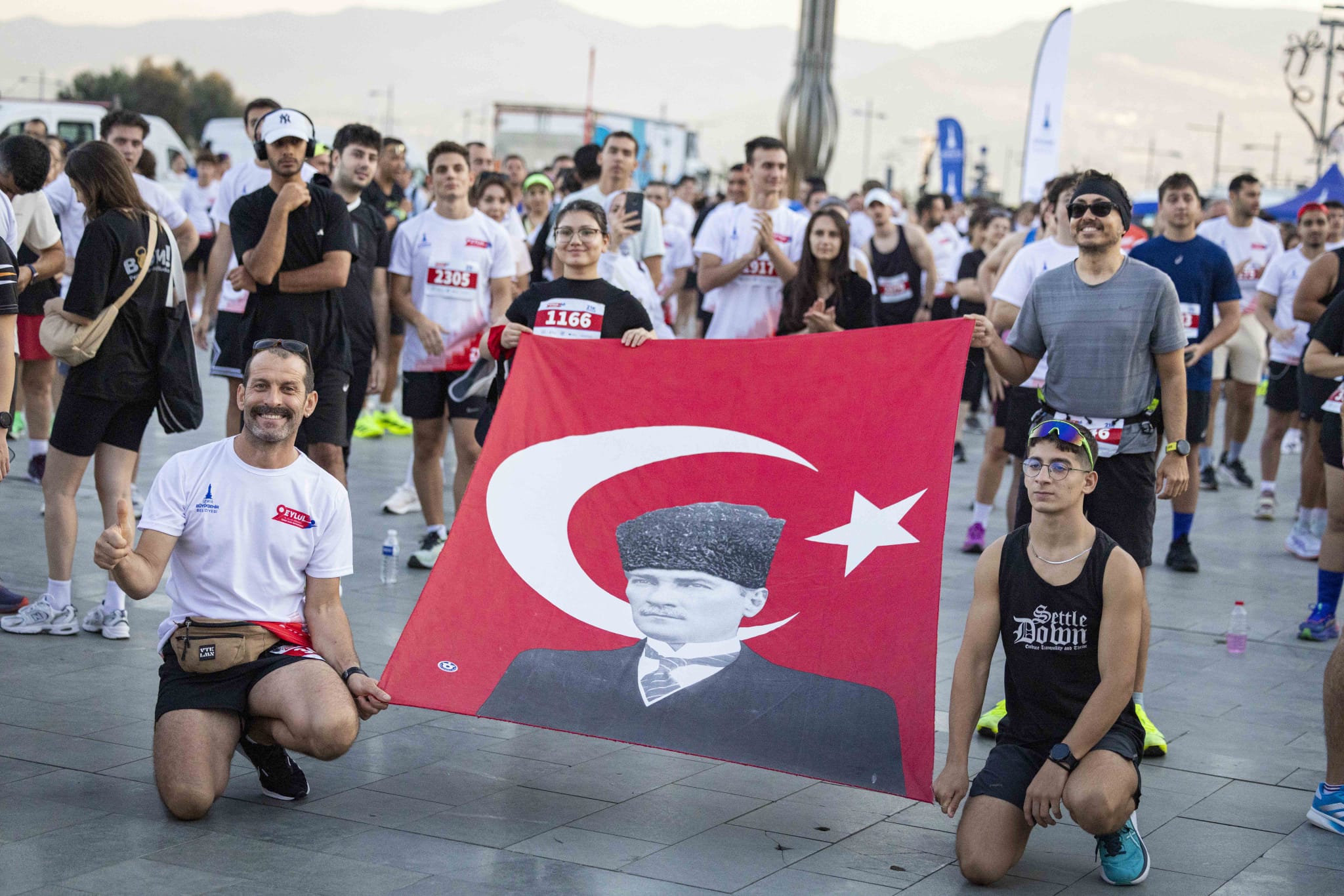 14.Uluslararası 9 Eylül İzmir Yarı Maratonu tamamlandı