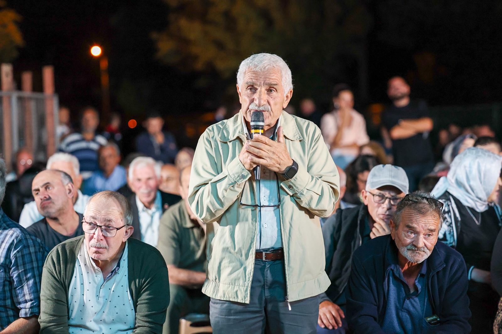 Başkan Özlü, Şehit Bayram Gökmen Mahallesi sakinleriyle buluştu