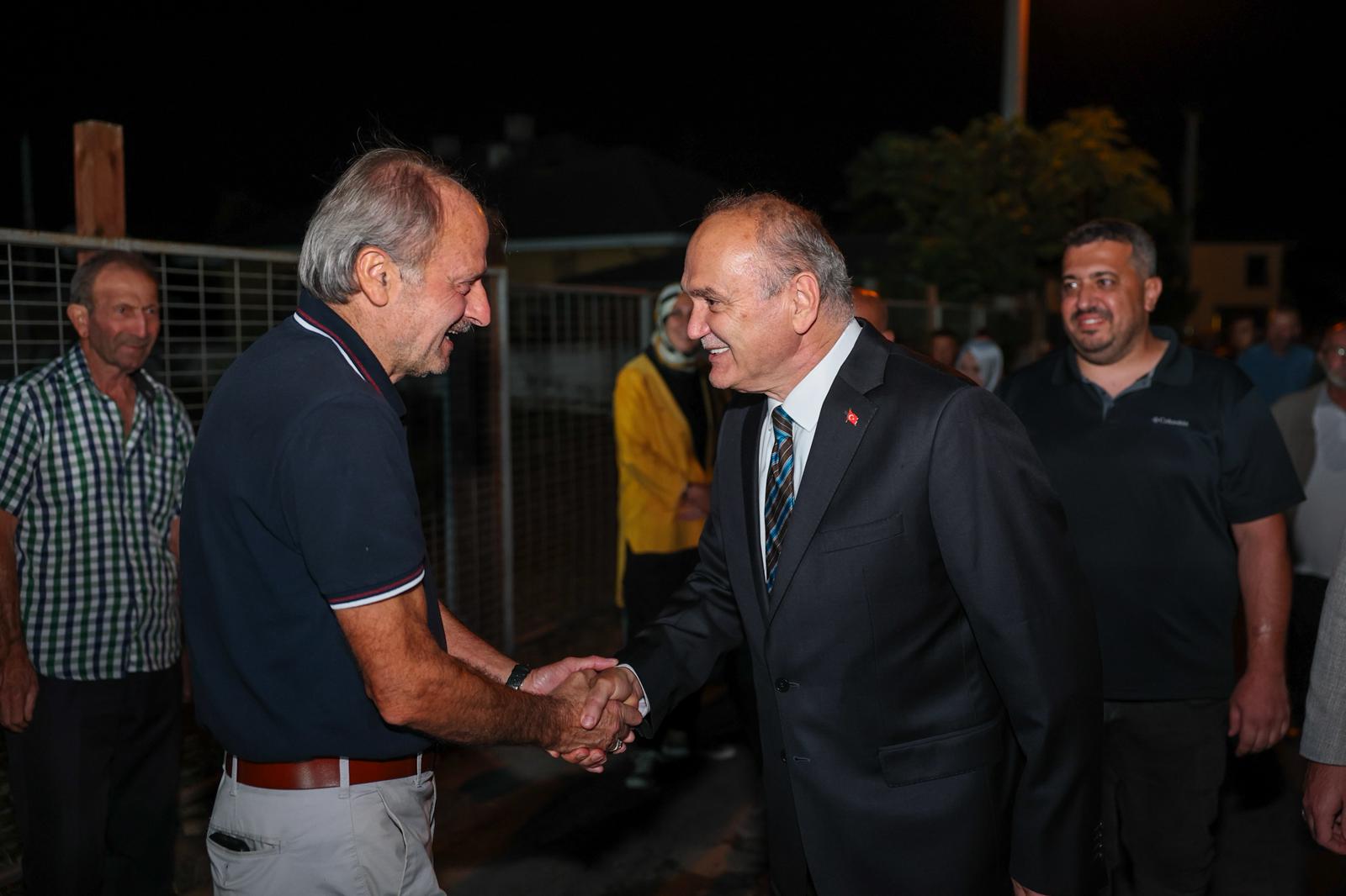 Başkan Özlü, Şehit Bayram Gökmen Mahallesi sakinleriyle buluştu