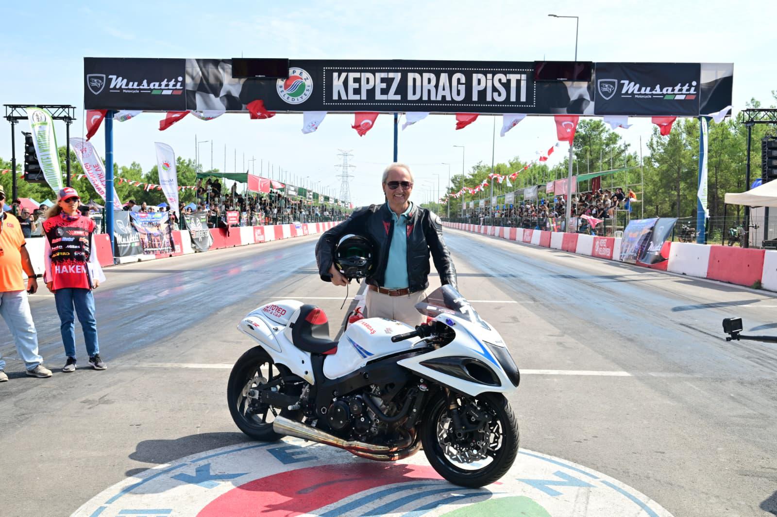 Kepez’de Türkiye Motodrag Şampiyonası’nın 3. Ayak Yarışları düzenlendi