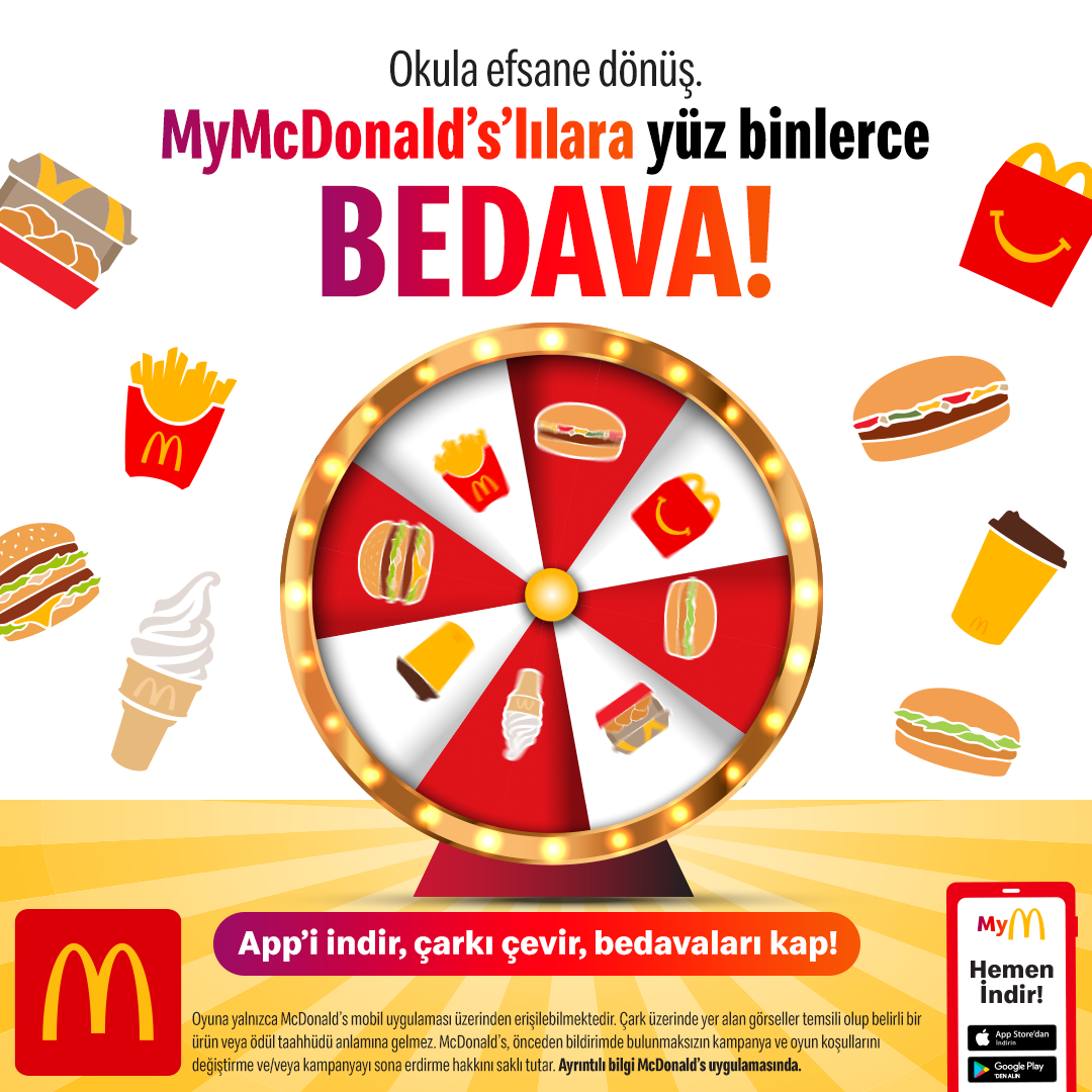 McDonald’s Türkiye’de Çarkıfelek heyecanı başladı