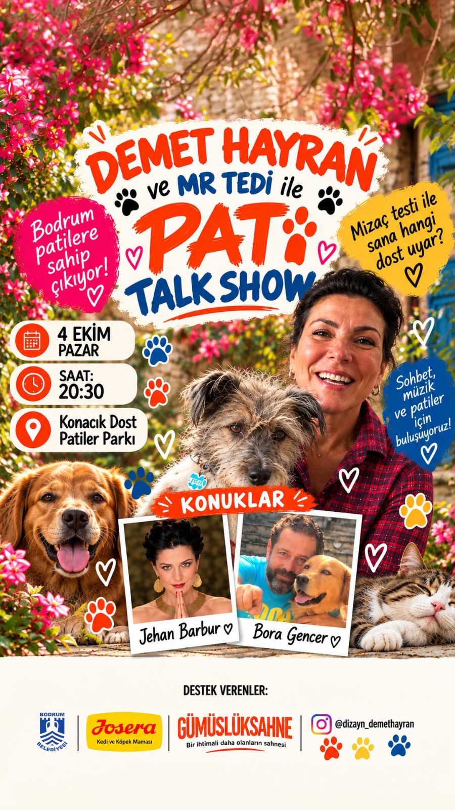 Bodrum’da “Pati Talk Show” 4 Ekim’de düzenlenecek