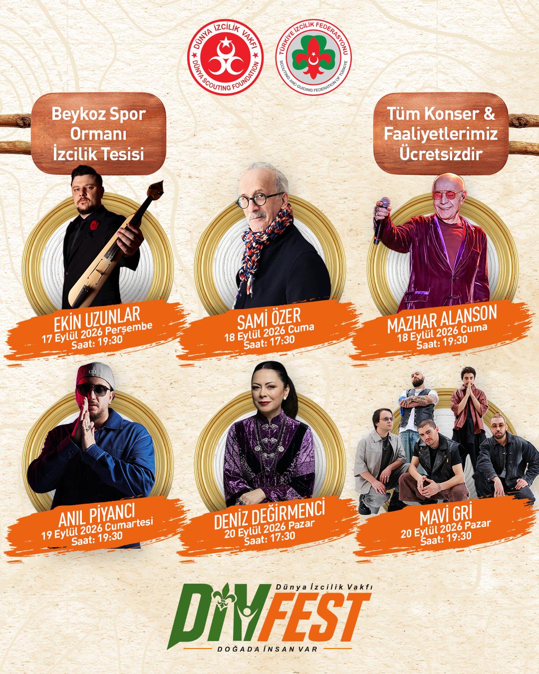 Doğa ve müzik buluşması DİVFest Beykoz’da başladı