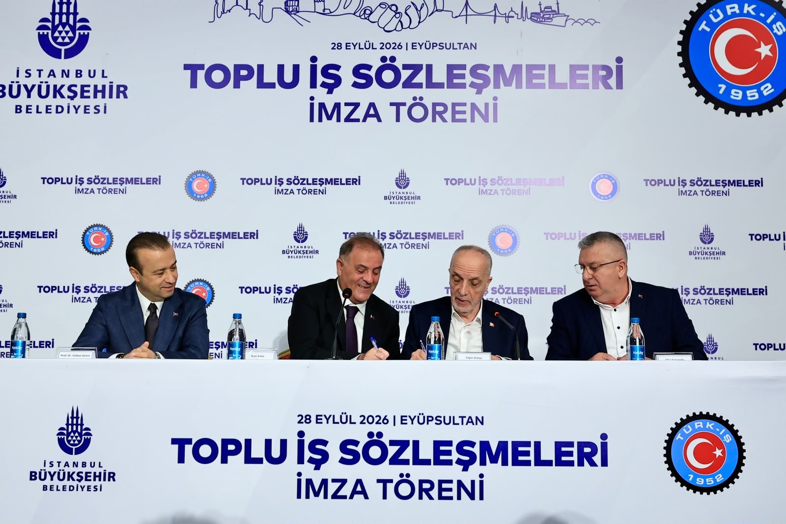 İBB iştirakleri ile TÜRK-İŞ’e bağlı sendikalar arasında toplu iş sözleşmesi imzalandı