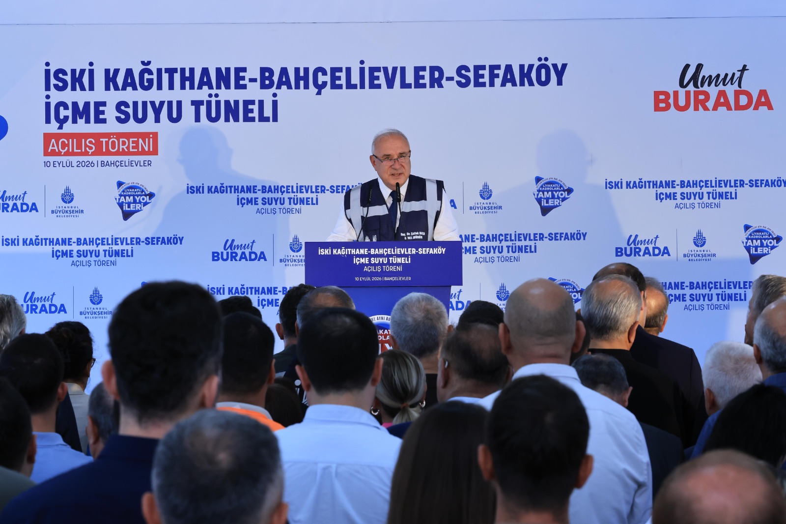 İSKİ Kağıthane-Bahçelievler-Sefaköy İçme Suyu Tüneli hizmete açıldı