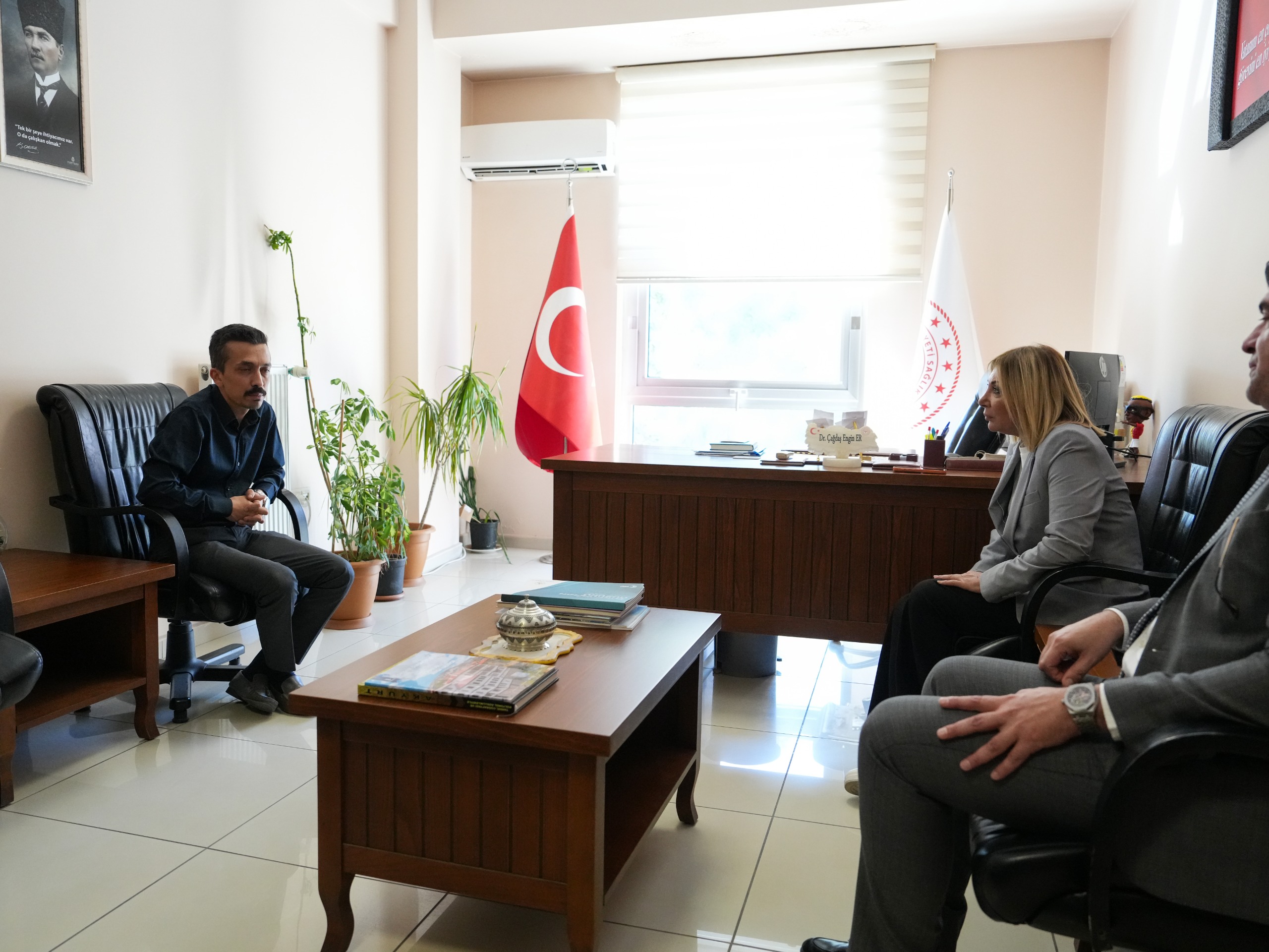 Dilber’den eğitim ve sağlık müdürlüklerine ziyaret