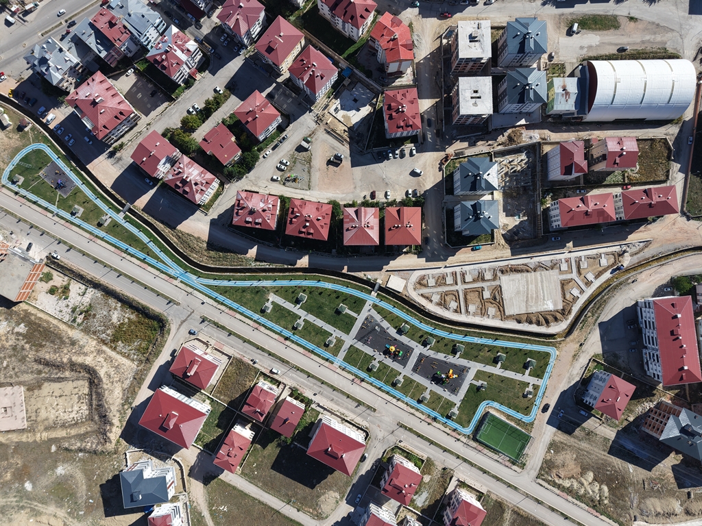 Bayburt’ta Şingah Parkı ve şehir yatırımları incelendi