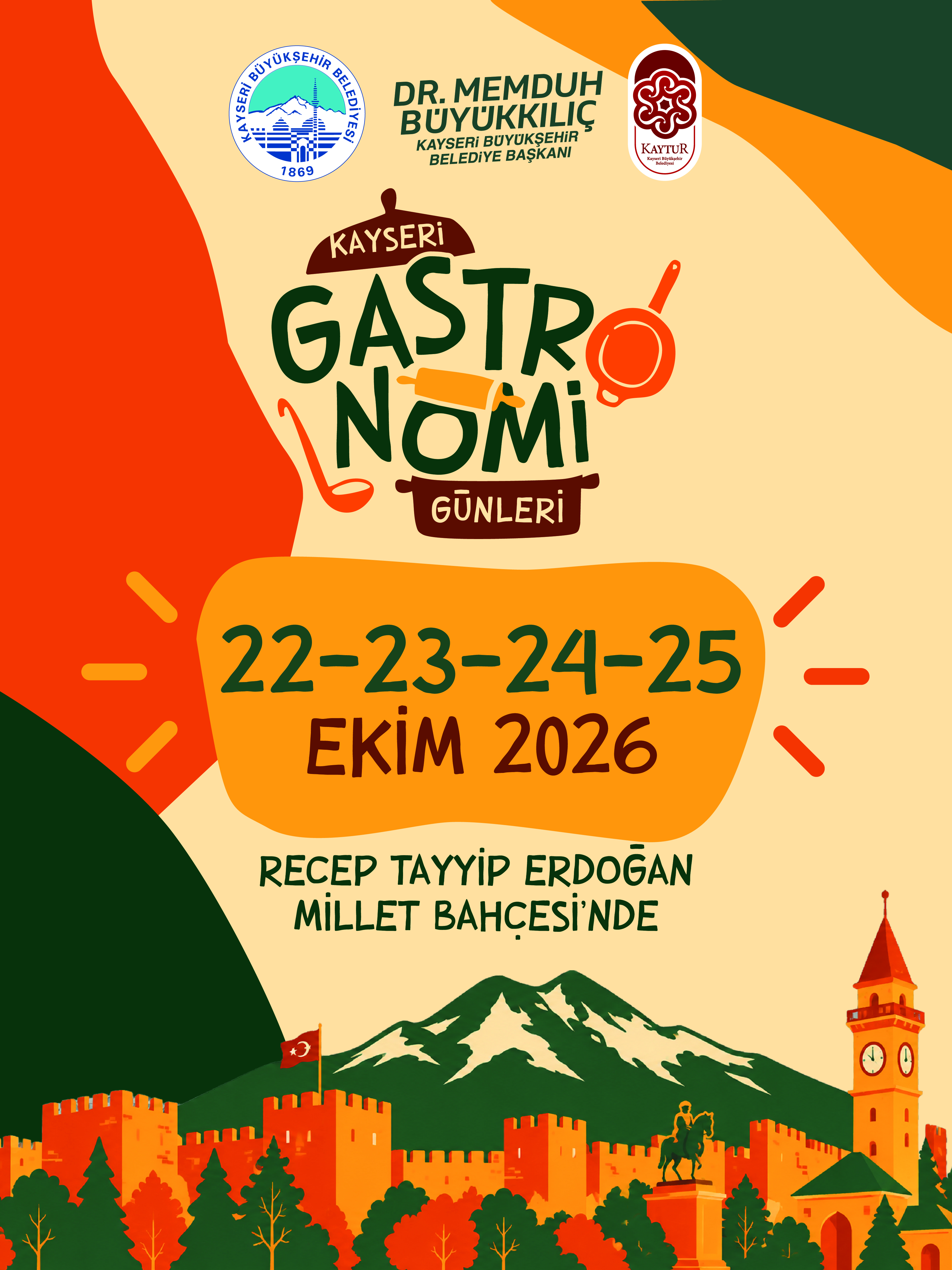 Kayseri Gastronomi Günleri 22 Ekim’de başlayacak