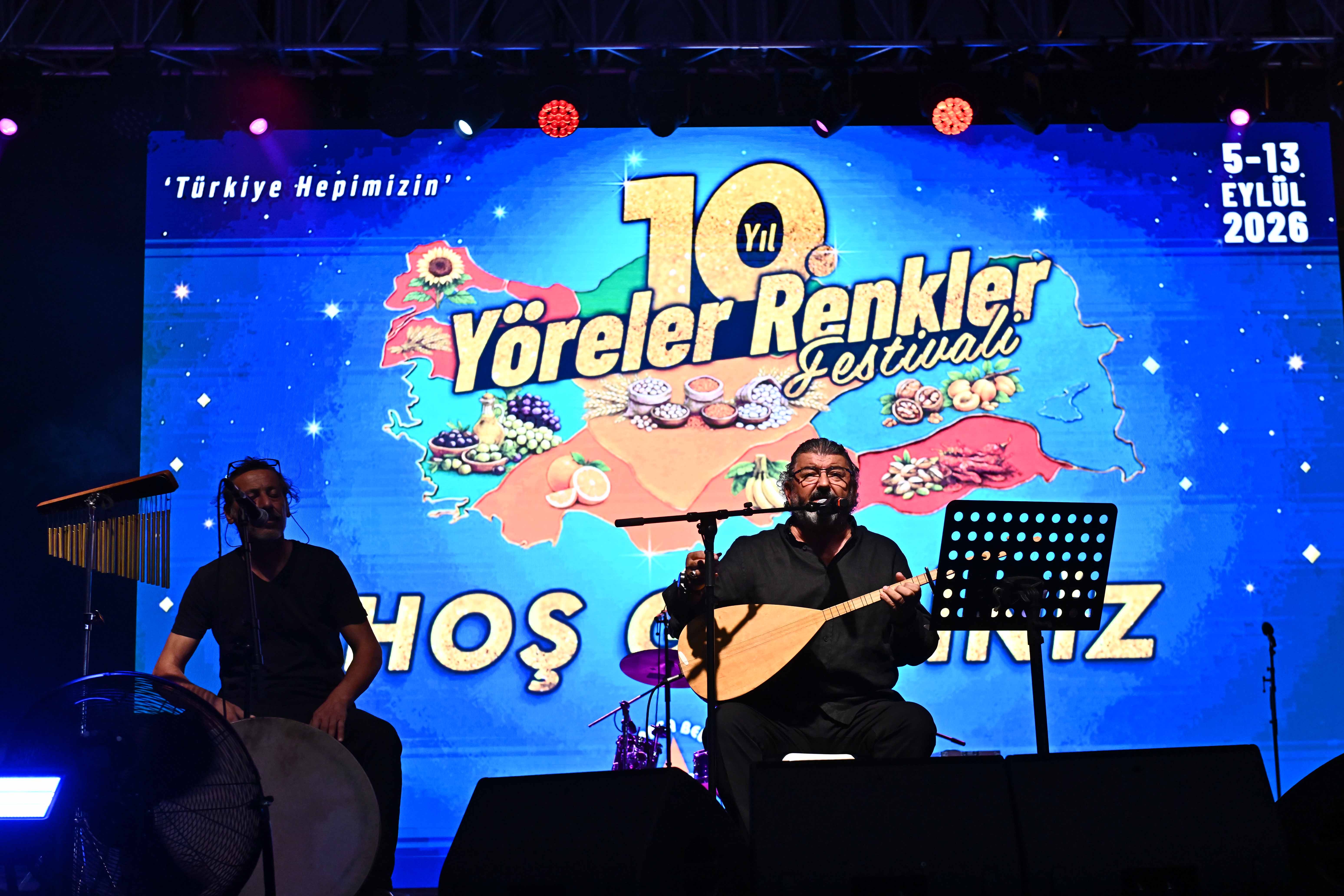 Yöreler Renkler Festivali İç Anadolu Gecesi ile devam etti
