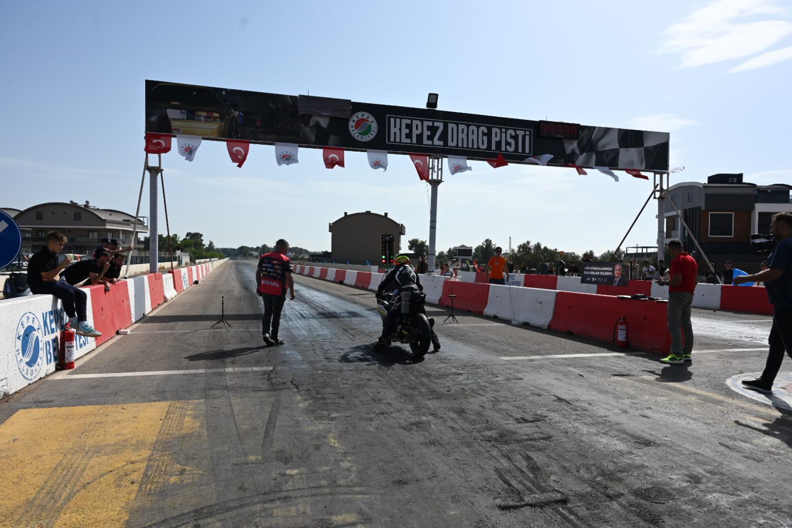 Türkiye Motodrag Şampiyonası’nın 3. ayak yarışları Kepez’de yapılacak