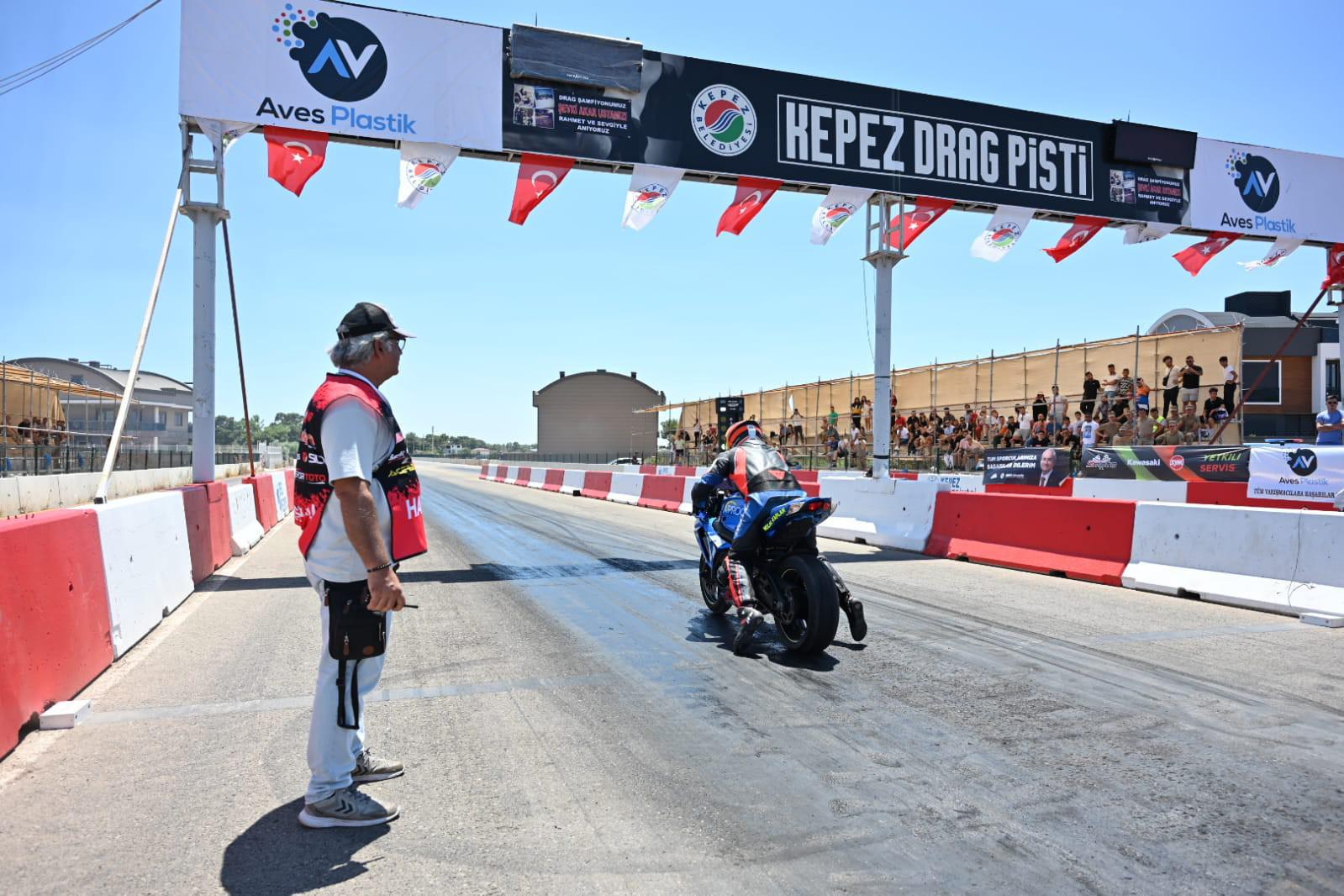 Türkiye Motodrag Şampiyonası’nın 3. ayak yarışları Kepez’de yapılacak
