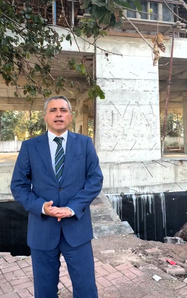 Osmaniye’de Mezarlıklar Müdürlüğü için yeni hizmet binası yapılıyor