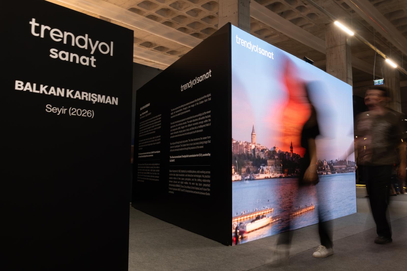 Balkan Karışman’ın “Seyir”i Trendyol Sanat desteğiyle ilk kez Contemporary Istanbul’da 
